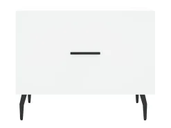 Mesa De Centro* Mesa de centro 50x50x40 cm derivados de madeira PT751471 Branco