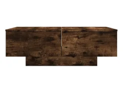 Outlet Mesa de centro 90x60x31 cm derivados de madeira carvalho fumado PT116302 Castanho