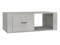 Mesa De Centro* Mesa de centro 100x50,5x35 cm derivados madeira cinza cimento PT549391 Cinzento