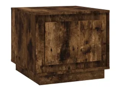 Hot Mesa de centro 51x50x44 cm derivados madeira carvalho fumado PT476848 Castanho