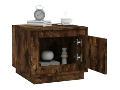 Hot Mesa de centro 51x50x44 cm derivados madeira carvalho fumado PT476848 Castanho