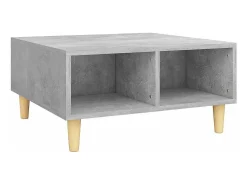 vidaxl Mesa de centro 60x60x30 cm derivados de madeira cinza cimento^ Mesa De Centro