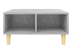 vidaxl Mesa de centro 60x60x30 cm derivados de madeira cinza cimento^ Mesa De Centro
