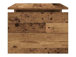 Mesa De Centro*vidaxl Mesa de centro 68x50x38 cm derivados de madeira madeira velha Natural claro