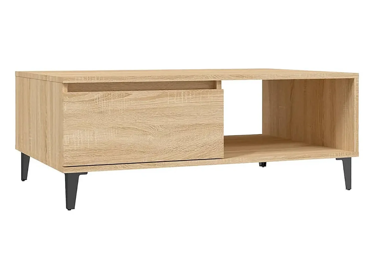vidaxl Mesa de centro 90x60x35 cm derivados de madeira carvalho sonoma^ Mesa De Centro