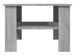 Mesa De Centro|vidaxl Mesa de centro 60x60x42 cm derivados de madeira sonoma Cinzento