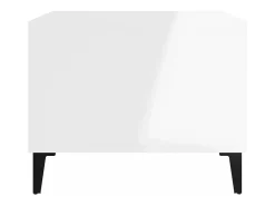 vidaxl Mesa de centro 60x50x40 cm derivados madeira brilhante^ Mesa De Centro