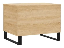 vidaxl Mesa de centro 60x44,5x45 cm derivados madeira carvalho sonoma^ Mesa De Centro