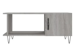 Mesa De Centro|vidaxl Mesa de centro 90x50x40 cm derivados de madeira sonoma Cinzento