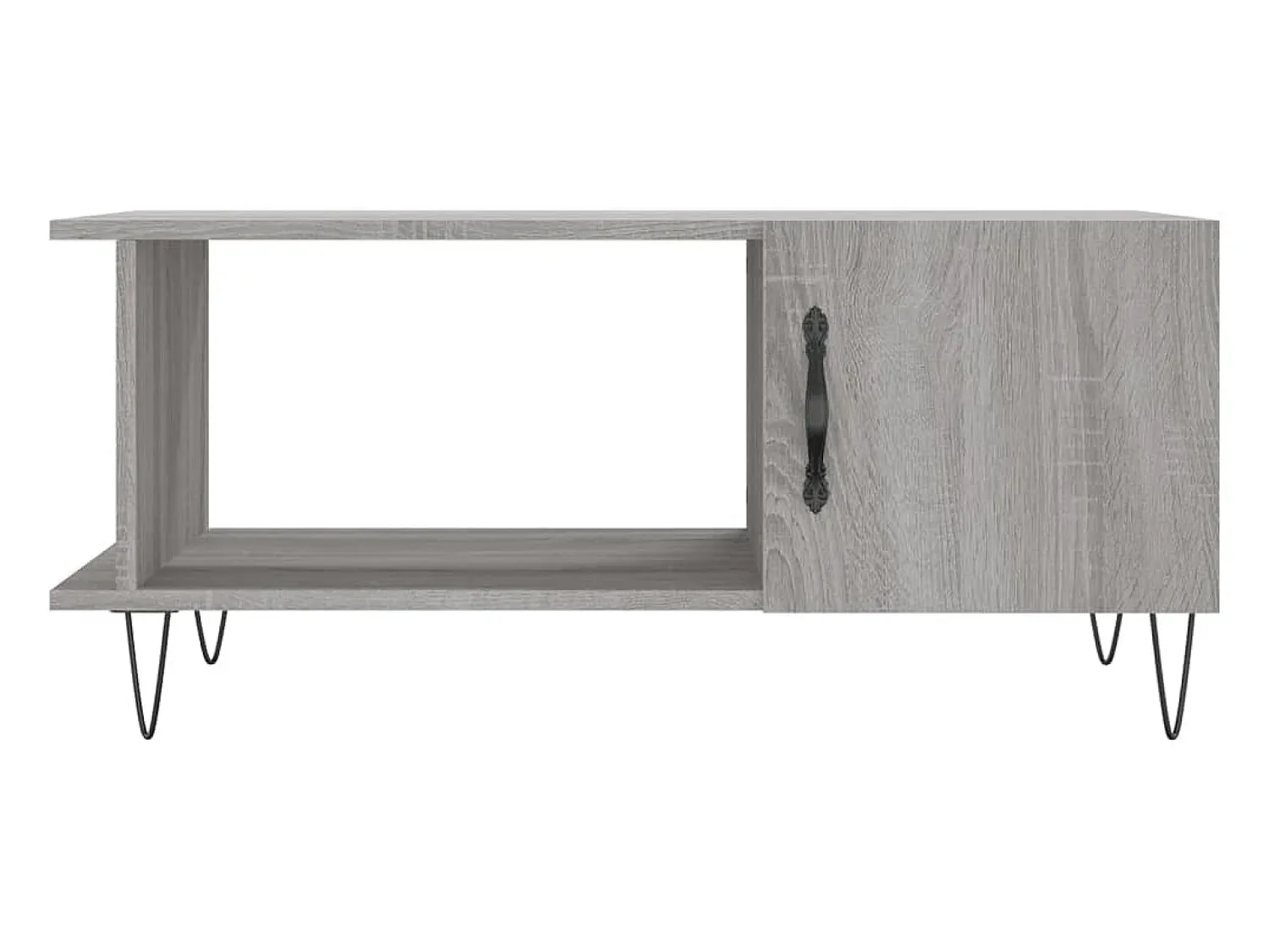 Mesa De Centro|vidaxl Mesa de centro 90x50x40 cm derivados de madeira sonoma Cinzento