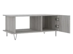 Mesa De Centro|vidaxl Mesa de centro 90x50x40 cm derivados de madeira sonoma Cinzento