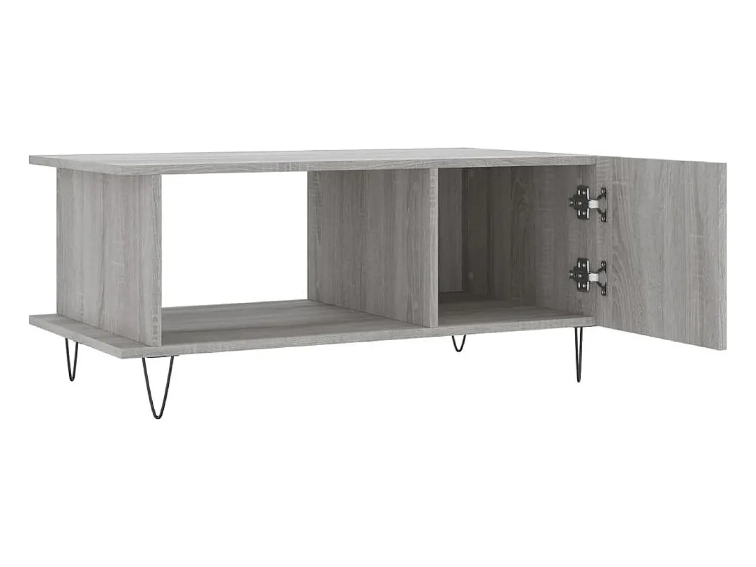 Mesa De Centro|vidaxl Mesa de centro 90x50x40 cm derivados de madeira sonoma Cinzento
