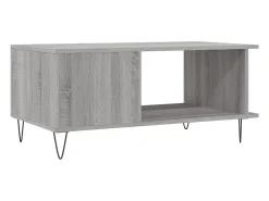 Mesa De Centro|vidaxl Mesa de centro 90x50x40 cm derivados de madeira sonoma Cinzento