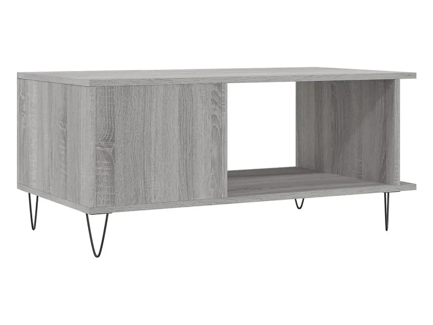 Mesa De Centro|vidaxl Mesa de centro 90x50x40 cm derivados de madeira sonoma Cinzento