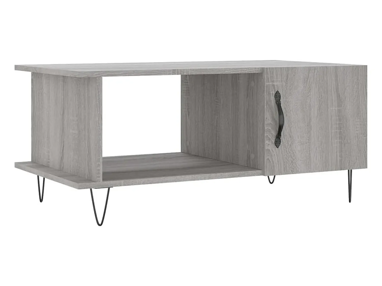 Mesa De Centro|vidaxl Mesa de centro 90x50x40 cm derivados de madeira sonoma Cinzento