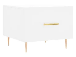 Discount Mesa de centro 50x50x40 cm derivados de madeira PT903176 Branco