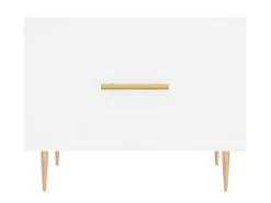 Discount Mesa de centro 50x50x40 cm derivados de madeira PT903176 Branco