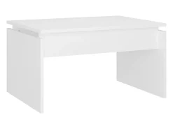Mesa De Centro*vidaxl Mesa de centro 68x50x38 cm derivados de madeira Branco