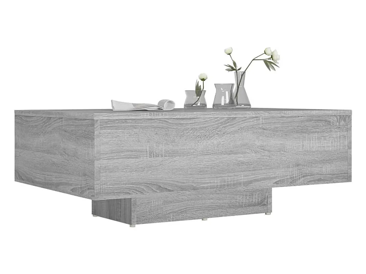 Mesa De Centro|vidaxl Mesa de centro 85x55x31 cm derivados de madeira sonoma Cinzento