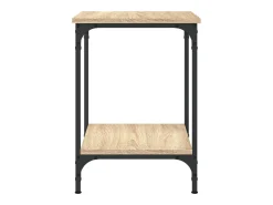 Mesa De Centro|vidaxl Mesa de centro 40x40x55 cm derivados de madeira carvalho sonoma Natural claro