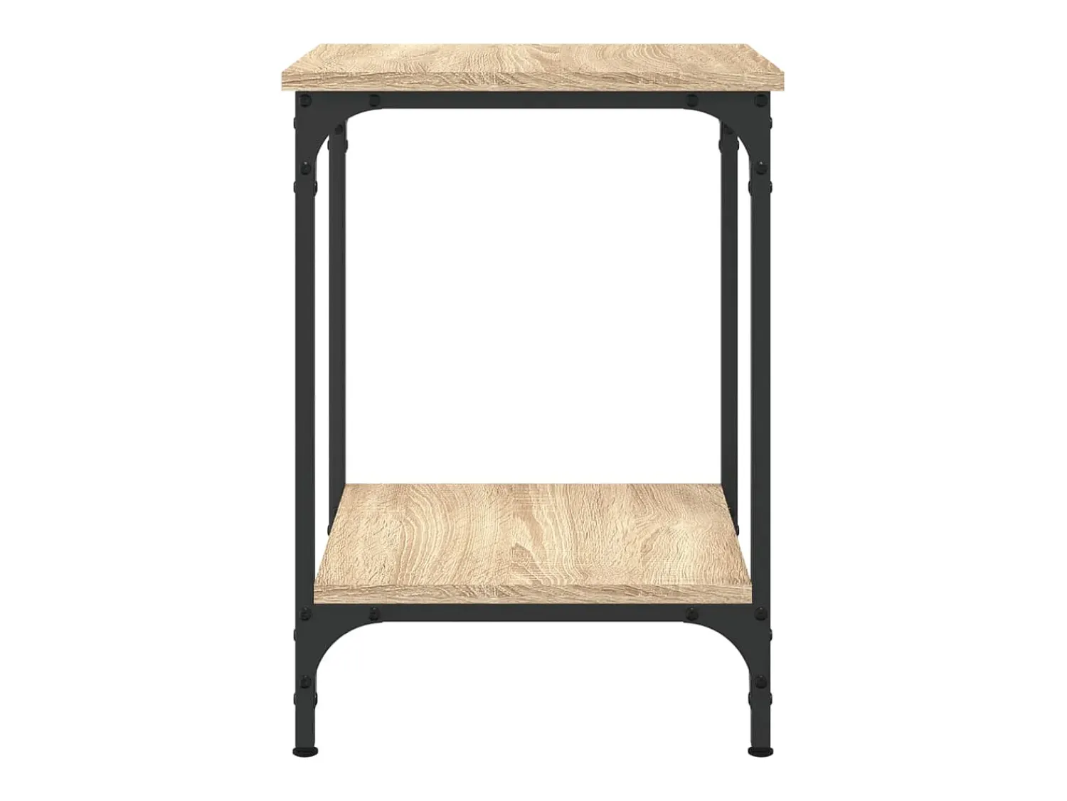Mesa De Centro|vidaxl Mesa de centro 40x40x55 cm derivados de madeira carvalho sonoma Natural claro