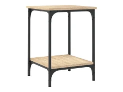 Mesa De Centro|vidaxl Mesa de centro 40x40x55 cm derivados de madeira carvalho sonoma Natural claro