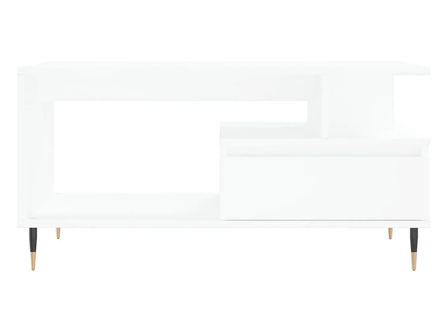 Mesa De Centro* Mesa de centro 90x49x45 cm derivados de madeira PT568507 Branco