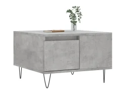 Mesa de centro 55x55x36,5 cm derivados madeira cimento PT918631^ Mesa De Centro