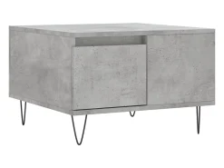 Mesa de centro 55x55x36,5 cm derivados madeira cimento PT918631^ Mesa De Centro