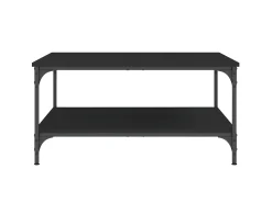 Mesa De Centro| Mesa de centro 80x80x40 cm derivados de madeira PT848709 Preto