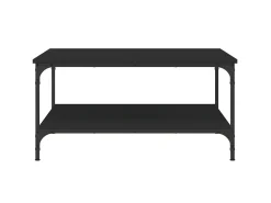 Mesa De Centro| Mesa de centro 80x80x40 cm derivados de madeira PT848709 Preto