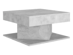 Mesa De Centro* Mesa de centro 57x57x30 cm derivados de madeira cinza cimento PT768834 Cinzento