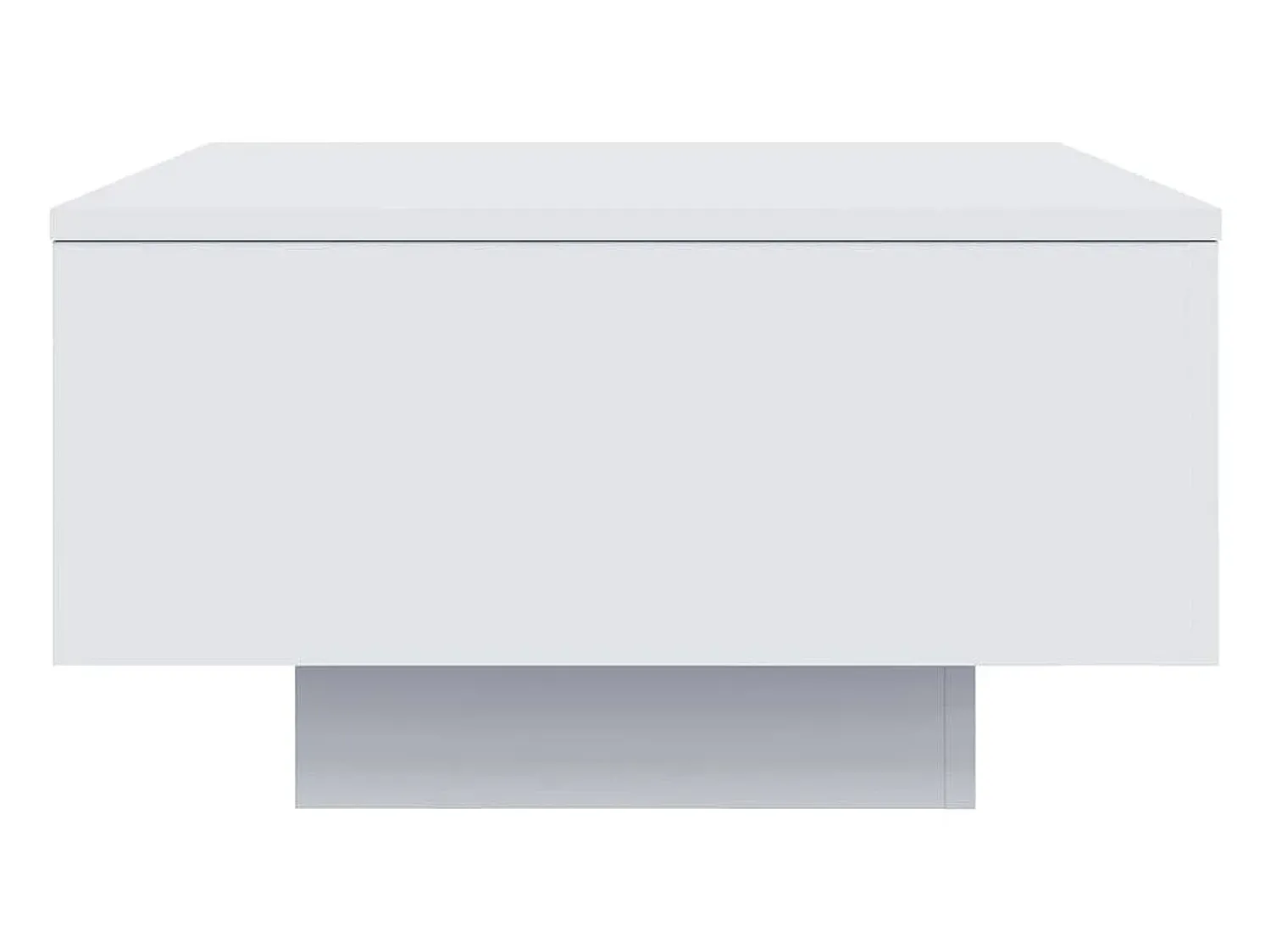 New vidaxl Mesa de centro 55x55x31 cm derivados de madeira Branco