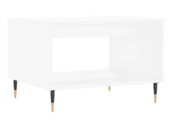 Mesa De Centro| Mesa de centro 60x50x40 cm derivados de madeira PT422191 Branco