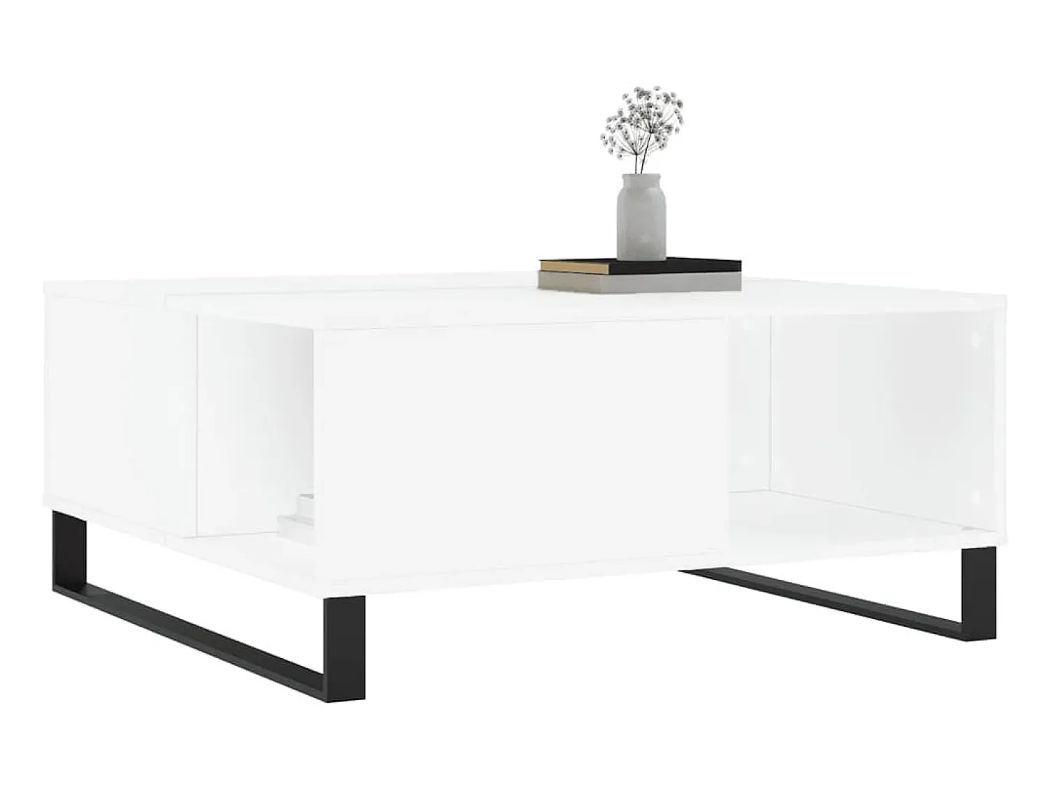 Mesa de centro 80x80x36,5 cm derivados de madeira PT850609^ Mesa De Centro