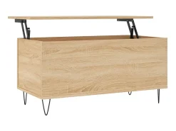 Mesa de centro 90x44,5x45 cm derivados madeira carvalho sonoma PT641145^ Mesa De Centro