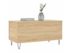 Mesa de centro 90x44,5x45 cm derivados madeira carvalho sonoma PT641145^ Mesa De Centro