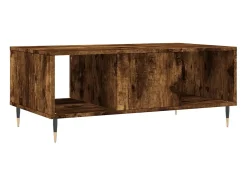 vidaxl Mesa de centro 90x50x36,5 cm derivados madeira carvalho fumado^ Mesa De Centro