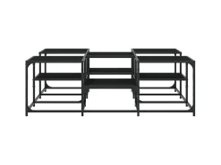 Mesa De Centro* Mesa de centro 121x121x40 cm derivados de madeira PT878995 Preto