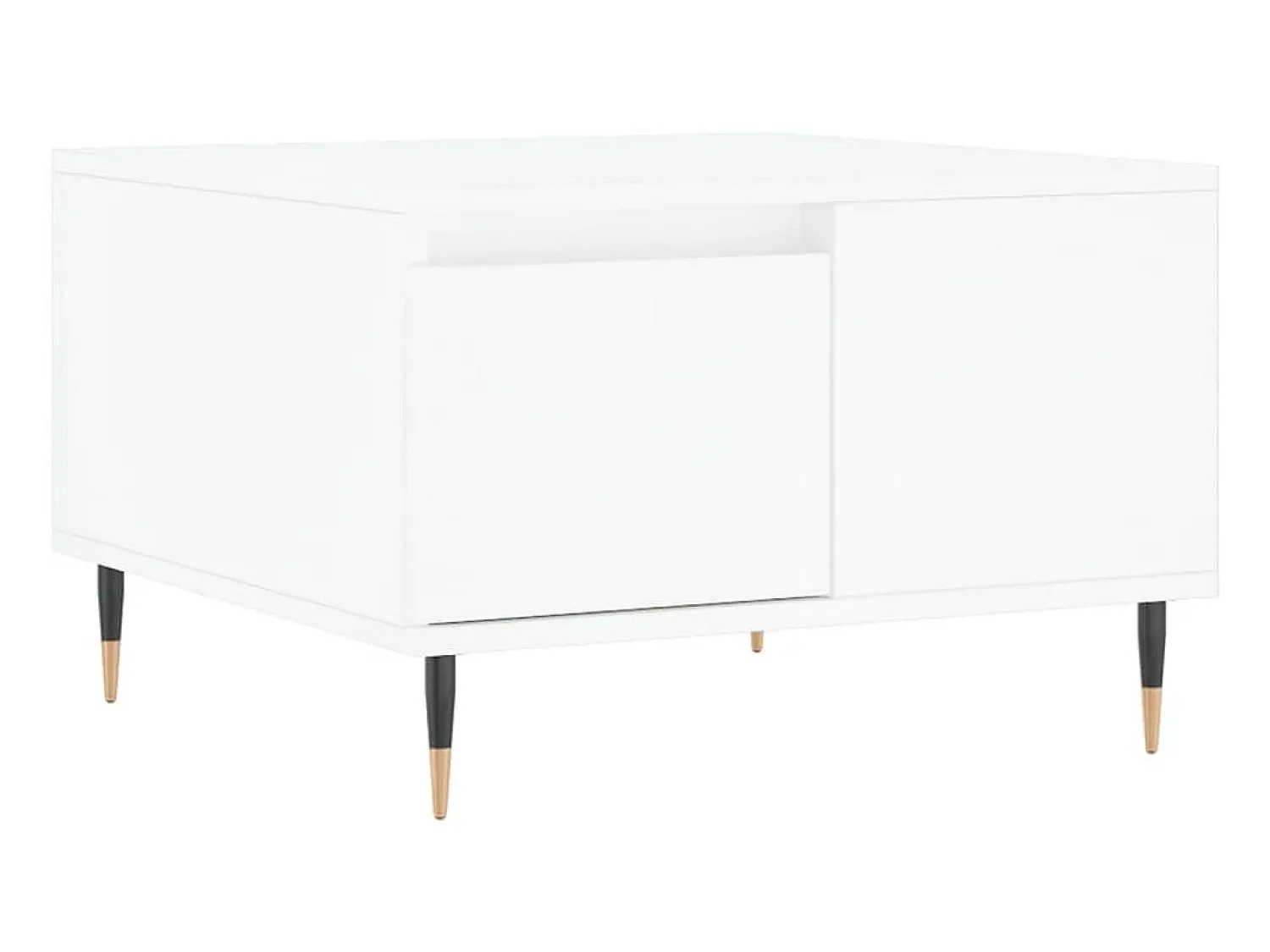 Mesa De Centro* Mesa de centro 55x55x36,5 cm derivados de madeira PT820084 Branco