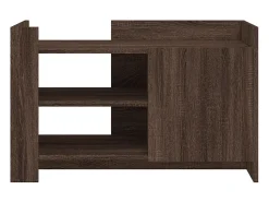 Mesa De Centro| Mesa de centro 80x50x50 cm derivados madeira carvalho PT443700 Castanho
