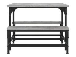 Mesa De Centro*vidaxl Mesa de centro 100x50,5x40 cm derivados de madeira cinza sonoma Cinzento