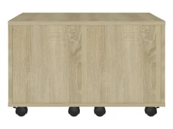 Mesa De Centro| Mesa de centro 60x60x38 cm derivados de madeira carvalho sonoma PT477024 Castanho