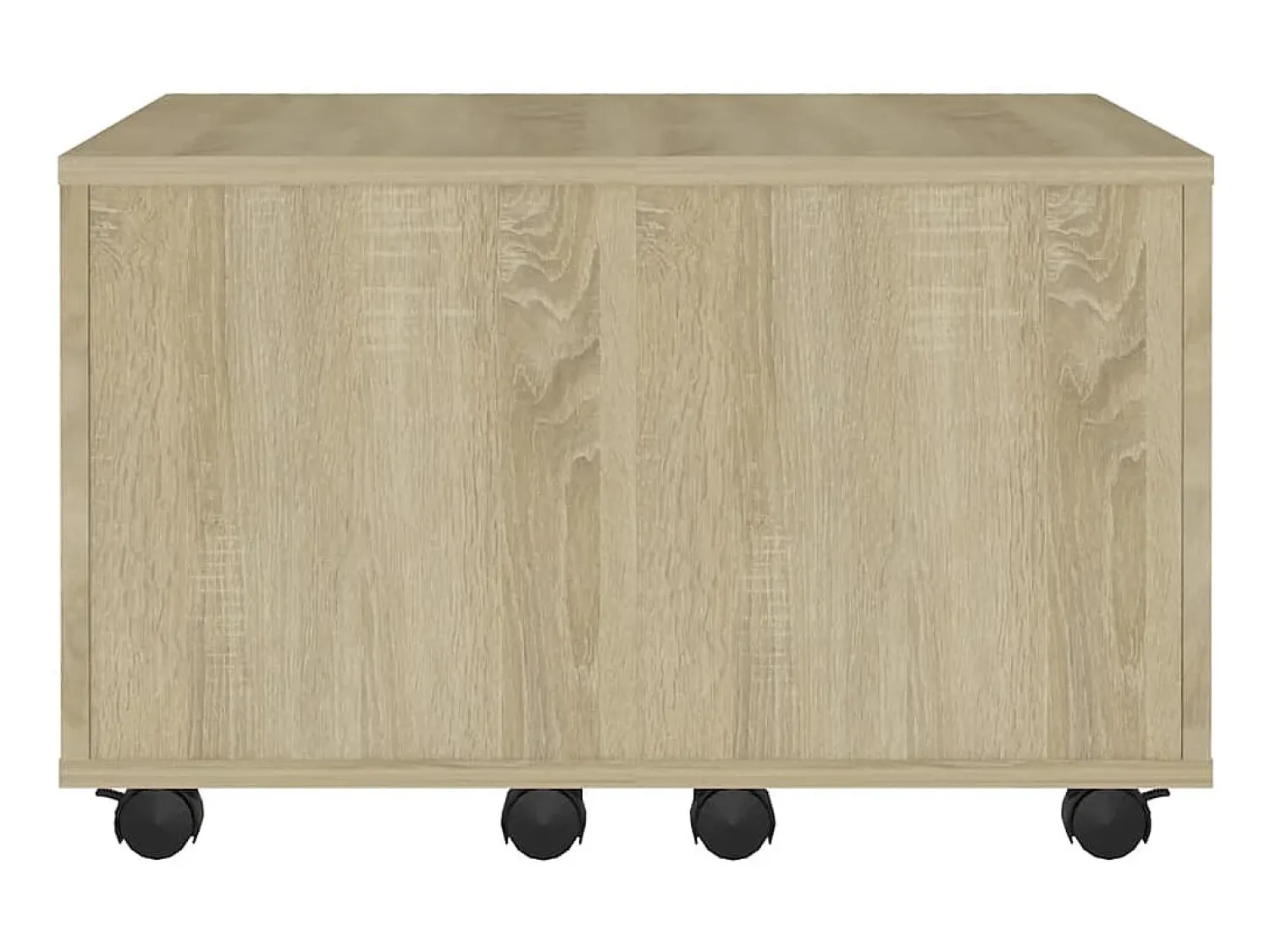 Mesa De Centro| Mesa de centro 60x60x38 cm derivados de madeira carvalho sonoma PT477024 Castanho