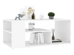 Mesa De Centro* Mesa de centro 100x50x40 cm derivados de madeira PT473921 Branco