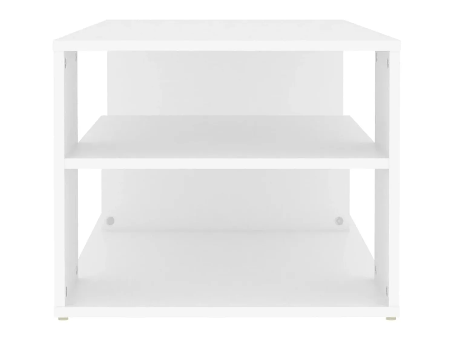 Mesa De Centro* Mesa de centro 100x50x40 cm derivados de madeira PT473921 Branco