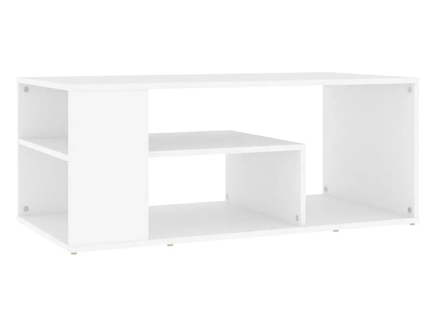 Mesa De Centro* Mesa de centro 100x50x40 cm derivados de madeira PT473921 Branco