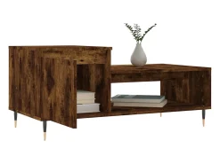 Mesa De Centro*vidaxl Mesa de centro 100x50x45 cm derivados madeira carvalho fumado Natural claro