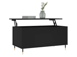 Discount Mesa de centro 90x44,5x45 cm derivados de madeira PT561133 Preto