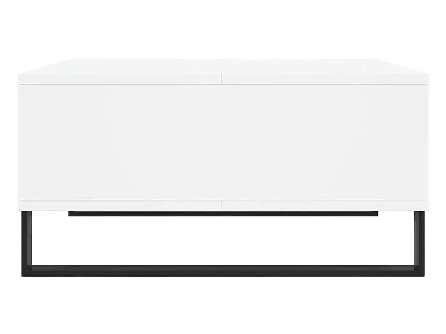 Mesa De Centro* Mesa de centro 60x60x30 cm derivados de madeira PT728507 Branco